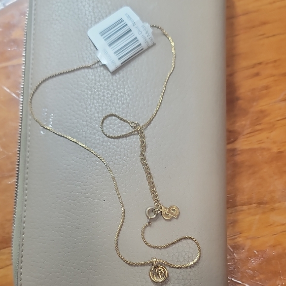 Dior Gold Logo Pendant Necklace - Picture 2 of 5